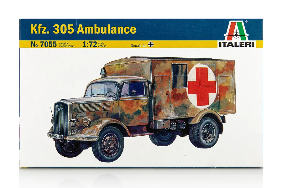 Italeri 1/72 KFX.305 Ambulance Truck Scaled Plastic Model Kit image 96157