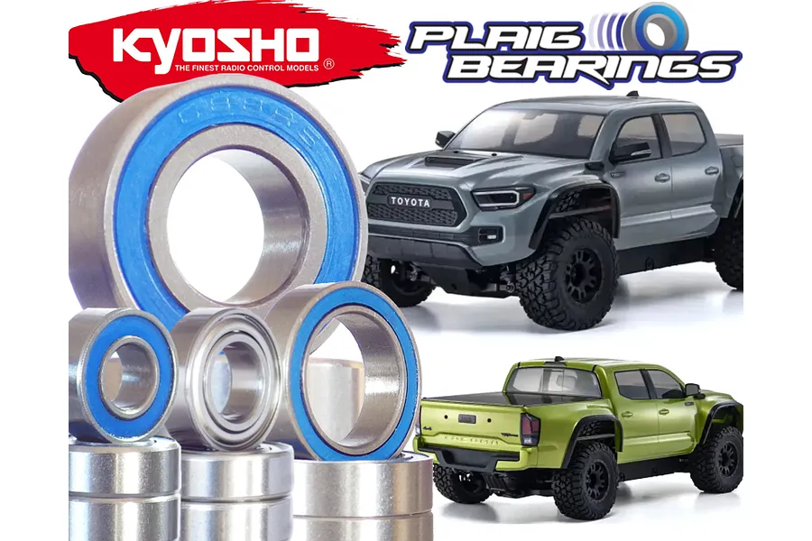 Plaig RC Kyosho 1/10 KB10 Toyota Tacoma TRD Pro V2 Premium Bearing Kit image 96167