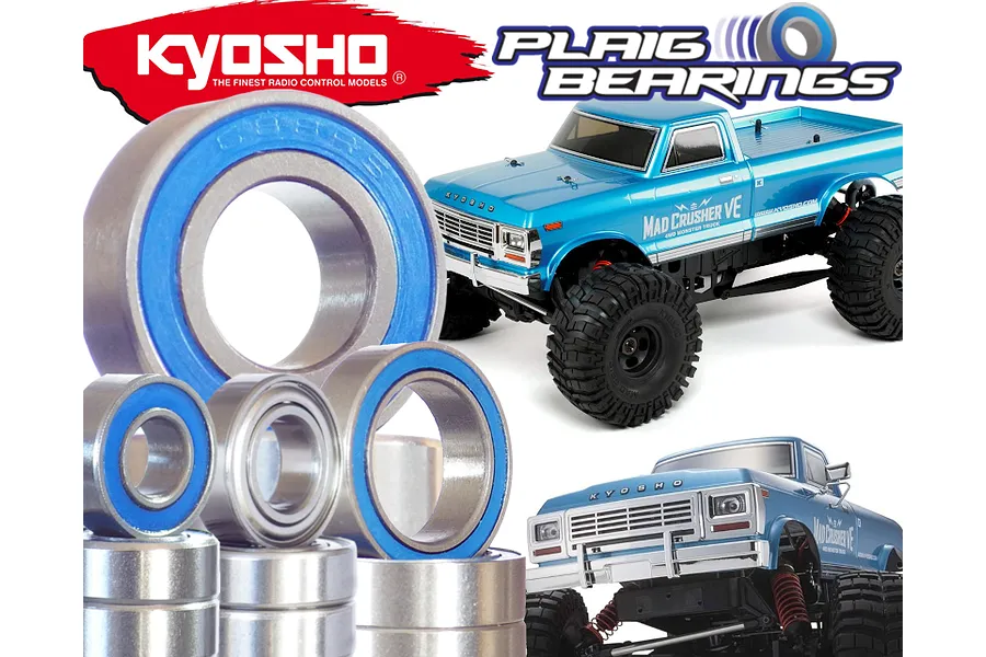 Plaig RC Kyosho 1/8 Mad Crusher V2 Premium Bearing Kit image 96171