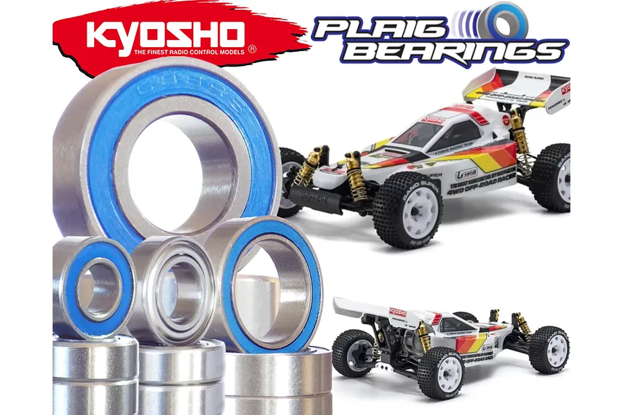 Plaig RC Kyosho 1/10 Optima Mid 4WD V2 Premium Bearing Kit image 96177