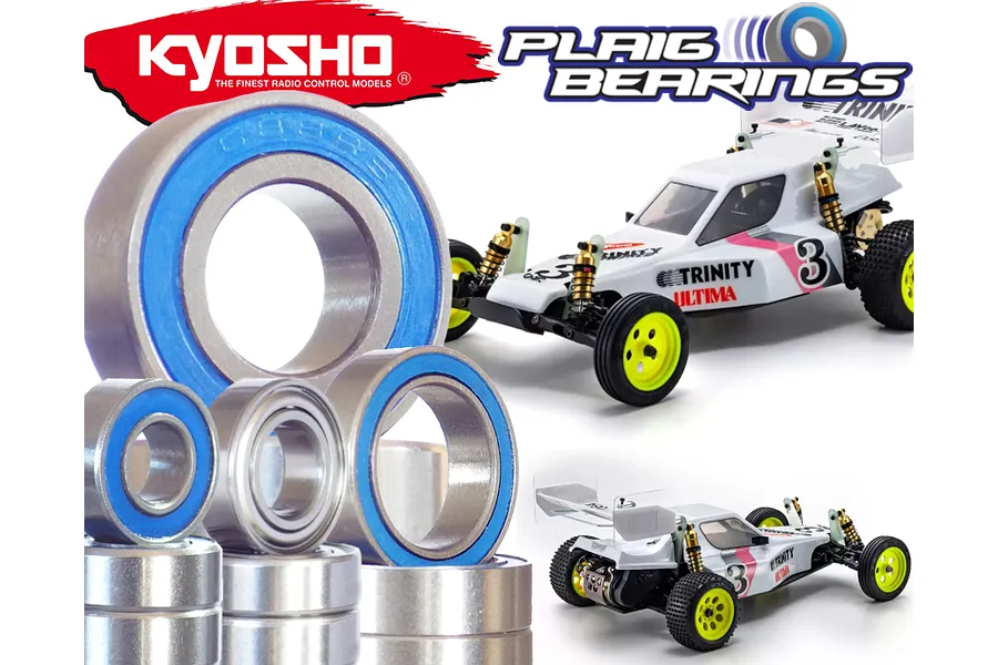Plaig RC Kyosho 1/10 JJ Ultima 60th Anniversary V2 Premium Bearing Kit image 96179