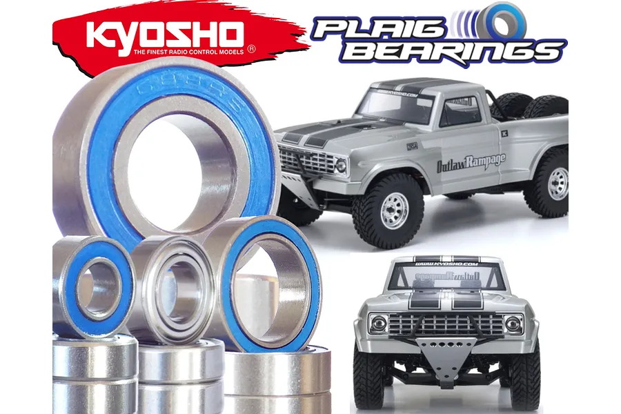 Plaig RC Kyosho 1/10 Outlaw Rampage Pro Standard Bearing Kit image 96189