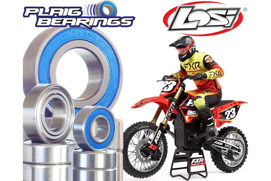 Plaig RC Losi 1/4 Promoto-MX V2 Premium Bearing Kit image 96209