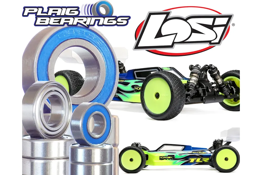 Plaig RC TLR 1/10 22X-4 Elite V2 Premium Bearing Kit image 96231