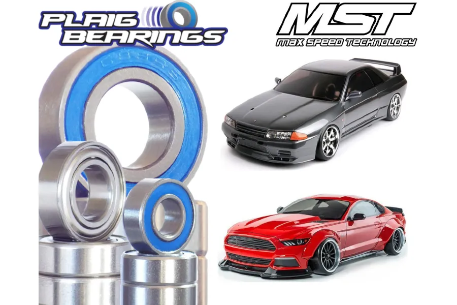 Plaig RC MST 1/10 RMX 2.0 RWD Standard Bearing Kit image 96244