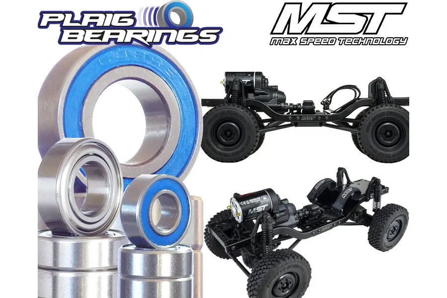 Plaig RC MST 1/10 CFX-WS V2 Premium Bearing Kit image 96248