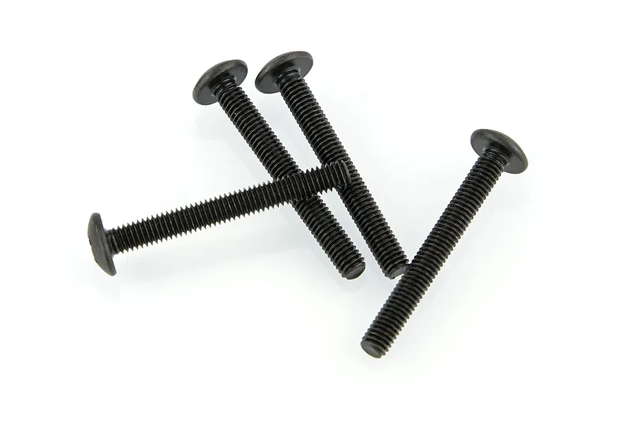 HSP 3x25mm Fine Thread Button Head Screws 4Pcs image 9627