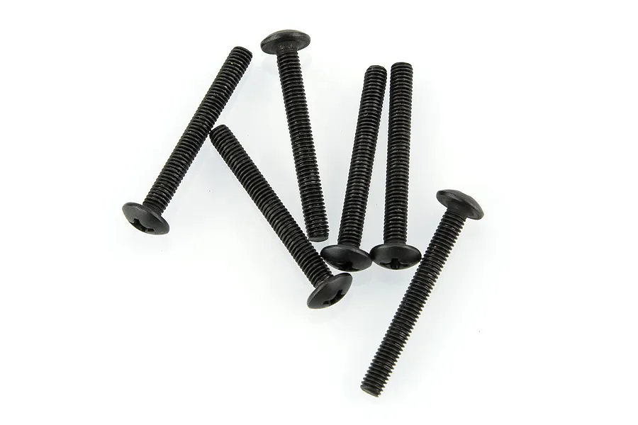HSP 3x26mm Fine Thread Button Head Screws 6Pcs image 9629