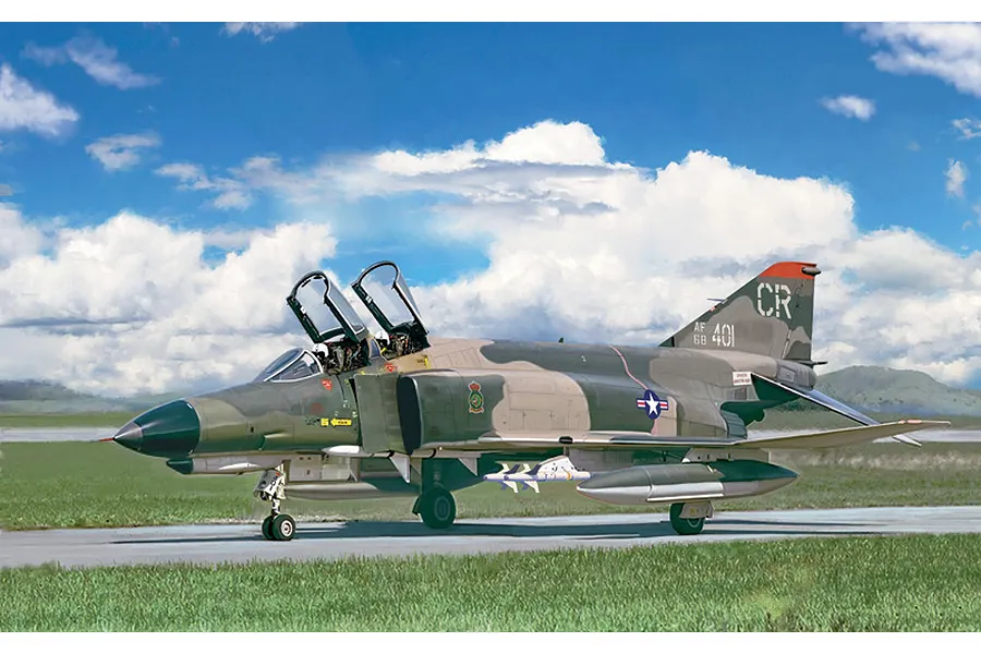 Italeri 1/48 F-4E Phantom II Fighter Scaled Plastic Model Kit w/ Australian Decals image 2