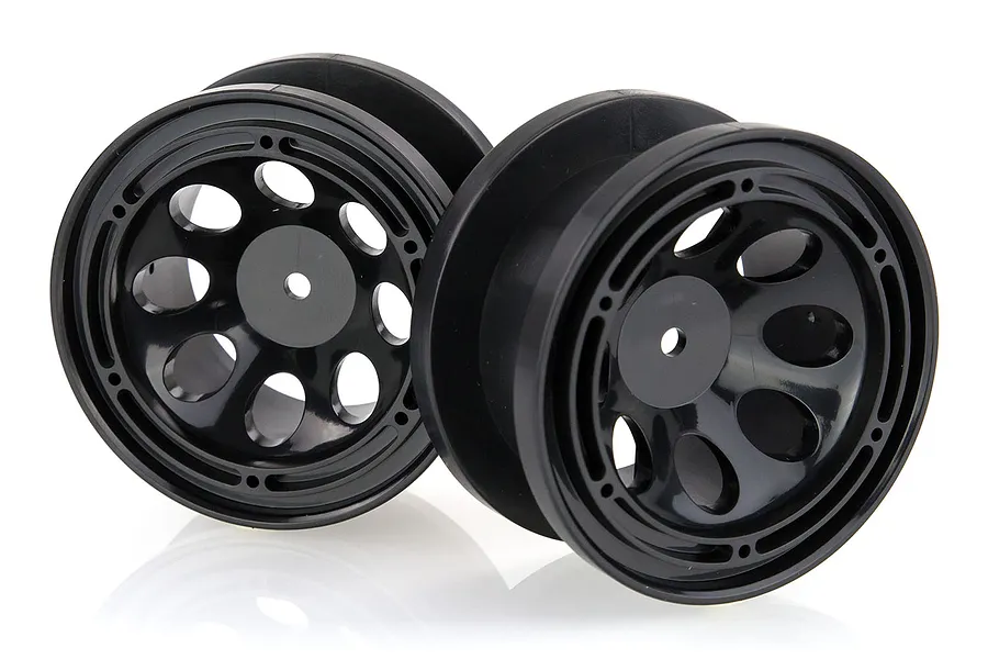 HSP 2.2&amp;quot; Black/Orange Beadlock Rims 2Pcs image 9640