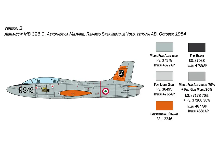 Italeri 1/48 Aermacchi MB 326 Fighter Scaled Plastic Model Kit w/ Australian Decals image 4