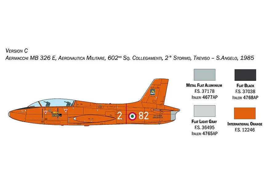 Italeri 1/48 Aermacchi MB 326 Fighter Scaled Plastic Model Kit w/ Australian Decals image 6