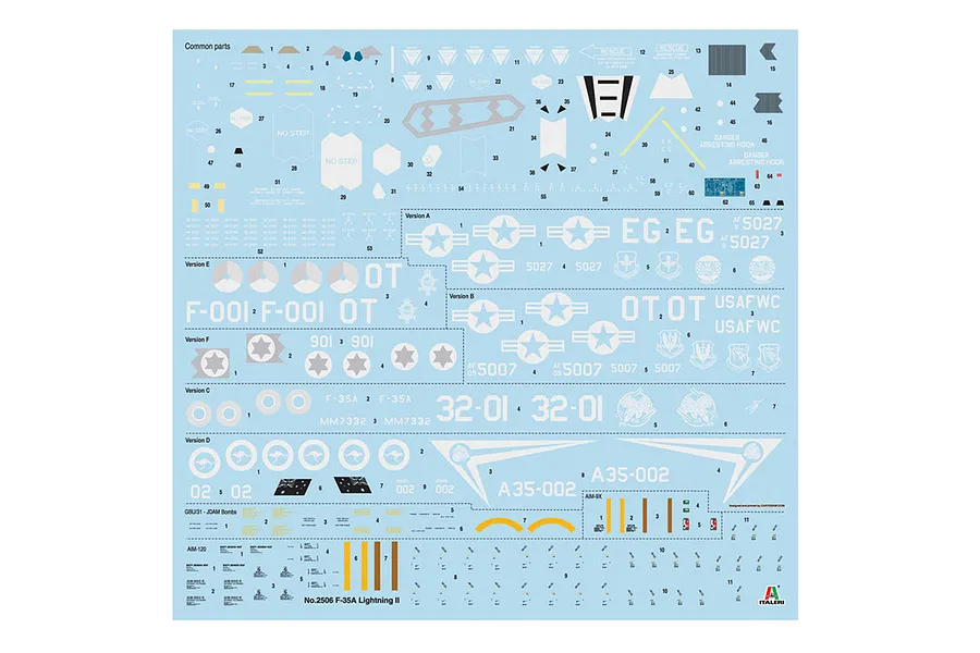 Tamiya 1/32 F-35A Fighter Scaled Plastic Model Kit w/ Australian Decals image 4
