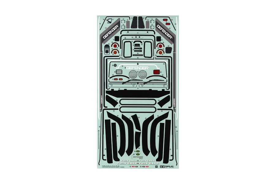 Tamiya Decal Sheet &amp;amp; Window Mask Set image 96495