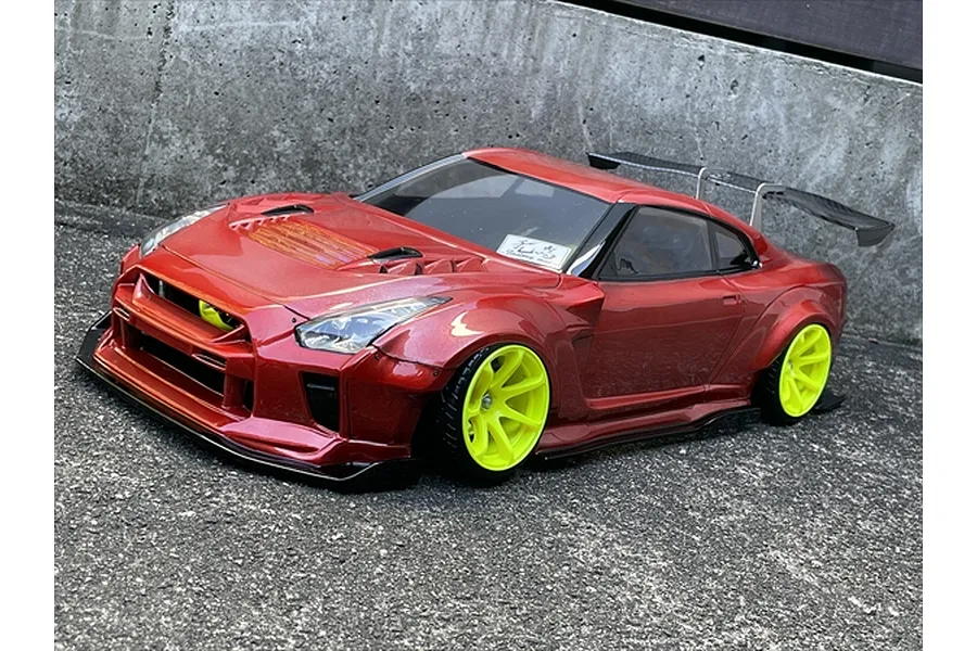 Pandora 1/10 Nissan GT-R R35 BLS / BN Sports Unpainted Body Shell - Clear image 3