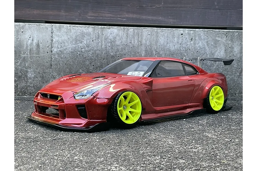 Pandora 1/10 Nissan GT-R R35 BLS / BN Sports Unpainted Body Shell - Clear image 11