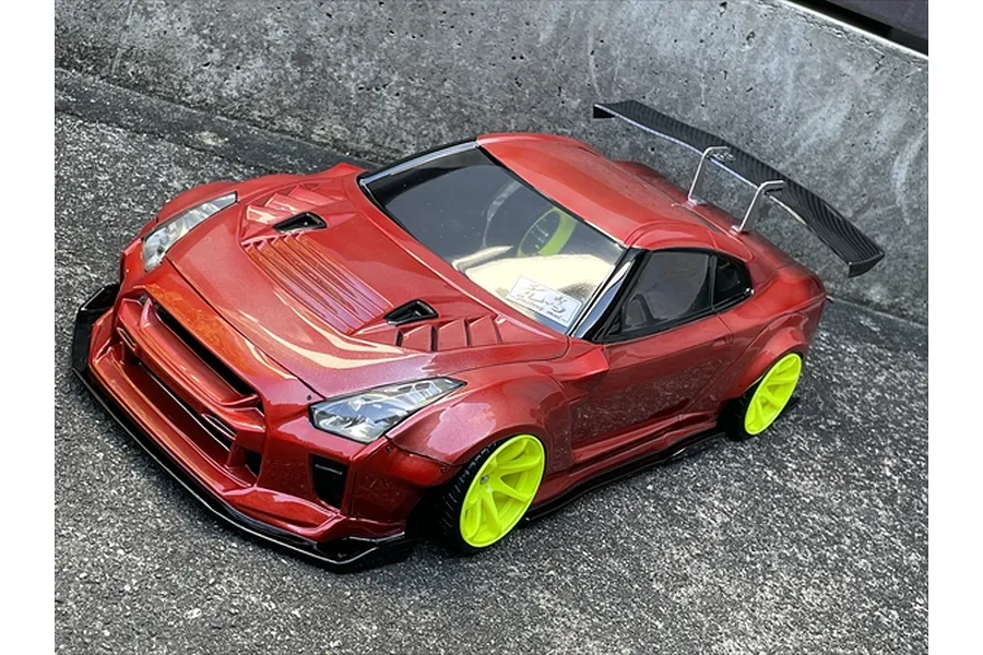 Pandora 1/10 Nissan GT-R R35 BLS / BN Sports Unpainted Body Shell - Clear image 12