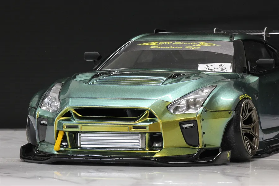 Pandora 1/10 Nissan GT-R R35 BLS / BN Sports Unpainted Body Shell - Clear image 19