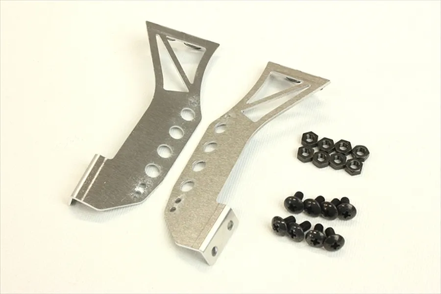 Pandora 1/10 Silver Aluminium Type-B Rear Wing Mount image 96599
