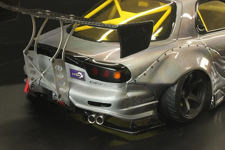 Pandora 1/10 Silver Aluminium Type-C Rear Wing Mount image 96600