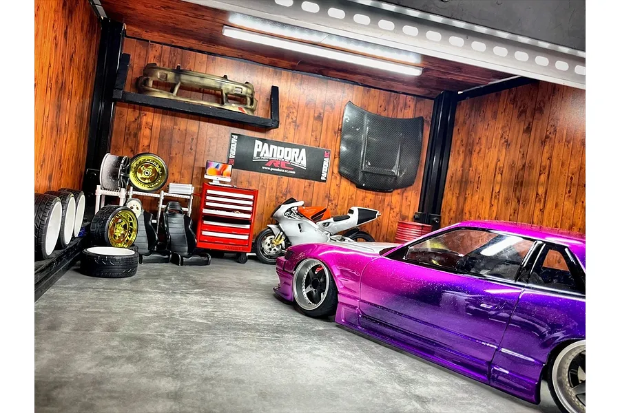 Pandora 1/10 Wood Style Garage Wall Material 5Pcs image 96758