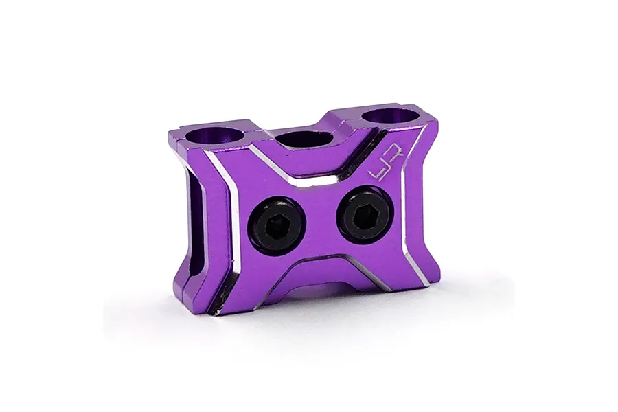 Yeah Racing Purple Aluminium 12-14 Gauge Wire Clamp - Type A image 96770