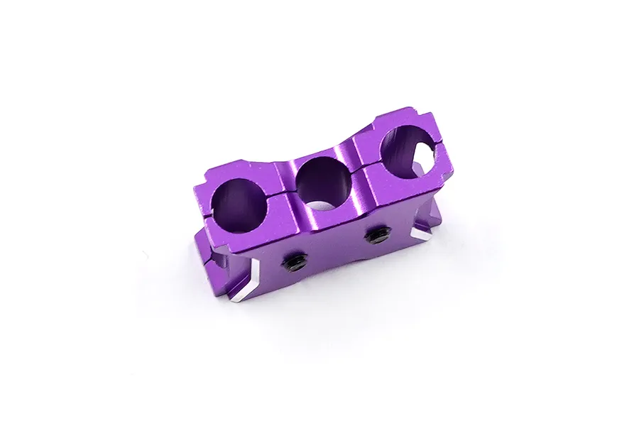 Yeah Racing Purple Aluminium 12-14 Gauge Wire Clamp - Type A image 96771