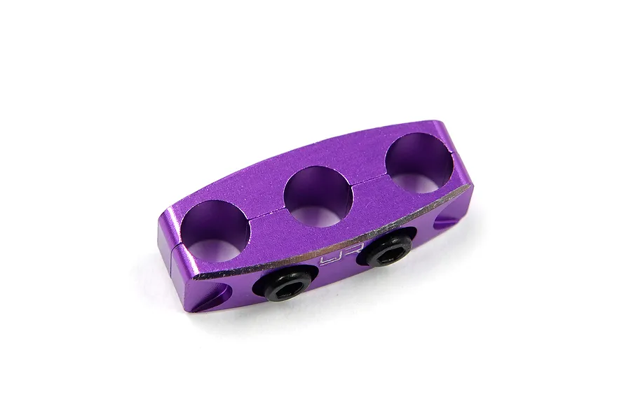 Yeah Racing Purple Aluminium 12-14 Gauge Wire Clamp - Type B image 96774