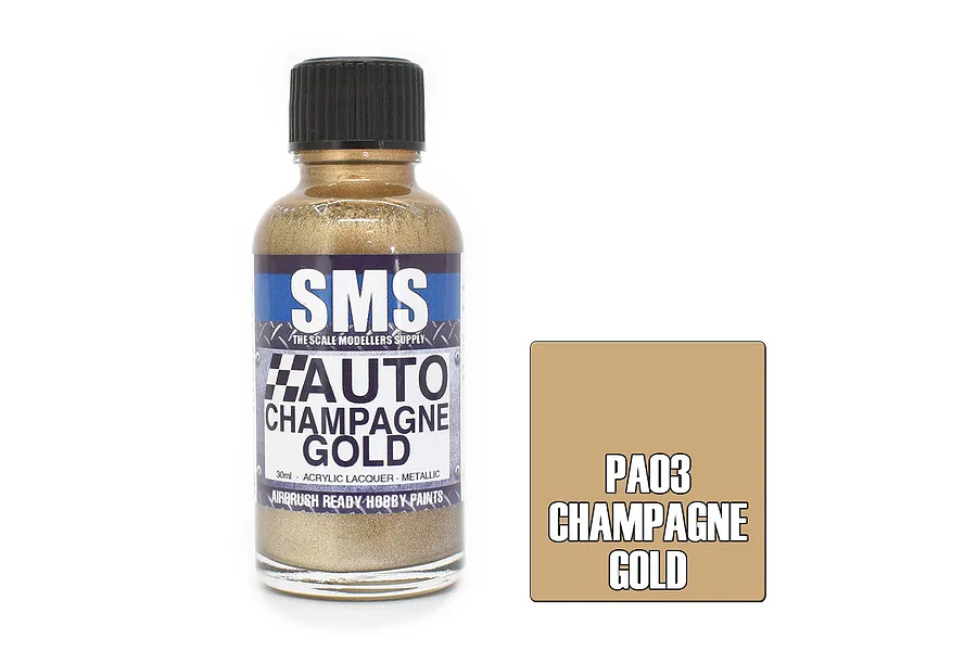 Scale Modellers Supply Auto Colour Champagne Gold 30ml image 96829