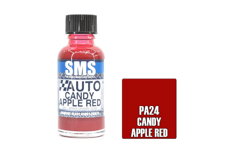 Scale Modellers Supply Auto Colour Candy Apple Red 30ml image 96850