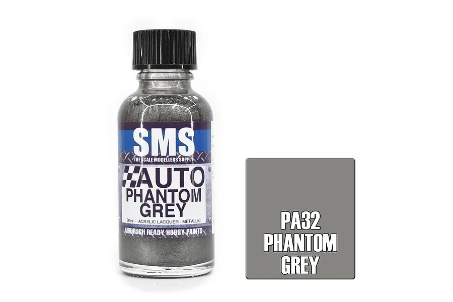 Scale Modellers Supply Auto Colour Phantom Grey 30ml image 96858