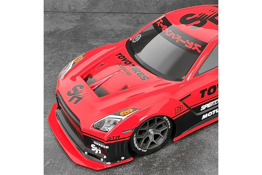 Bittydesign 1/8 GTR Unpainted Body Shell - Clear image 96963
