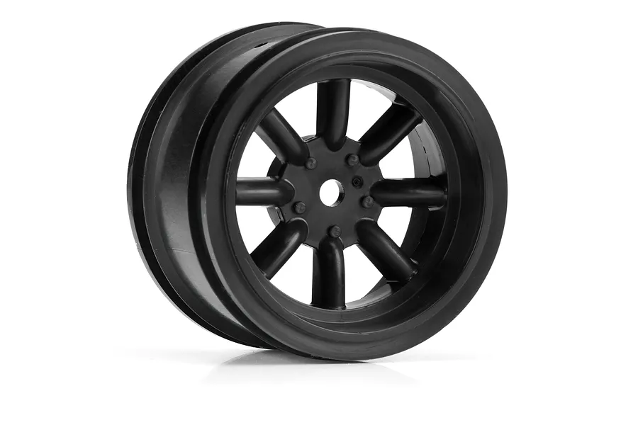 Pro-Line 1.9&amp;quot; VTA 31mm Rear Tyres on 8-Spoke Black Rims - Glued Wheels 2Pcs image 96969
