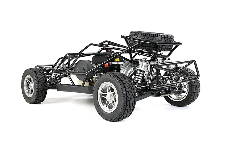Rovan Steel Rear Bumper - Black image 97002