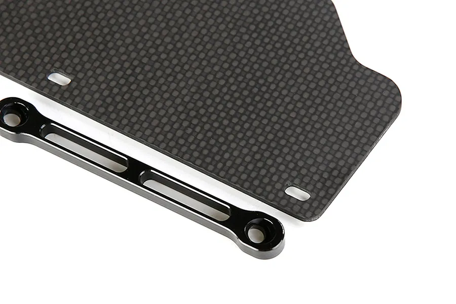 Rovan Carbon Fibre Front Suspension Arm Guards 2Pcs - Black image 4