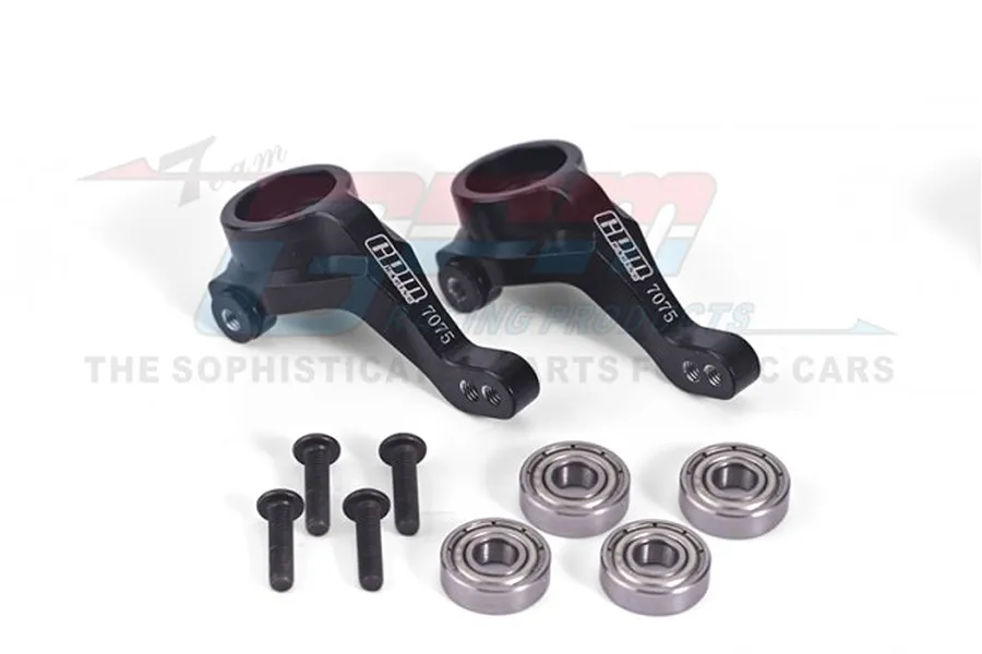 GPM Aluminium Steering Hubs 2Pcs - Black image 1