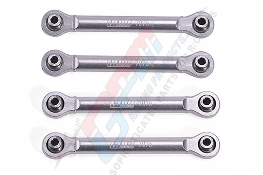 GPM Aluminium Rear Swing Arm Linkages 4Pcs - Silver image 1