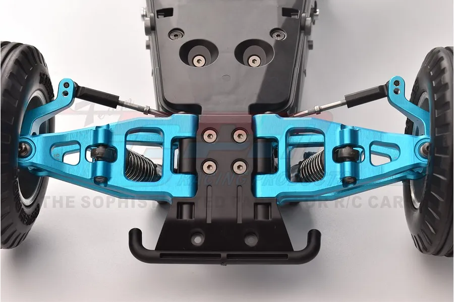 GPM Aluminium Front Lower Suspension Arms 2Pcs - Sky Blue image 3