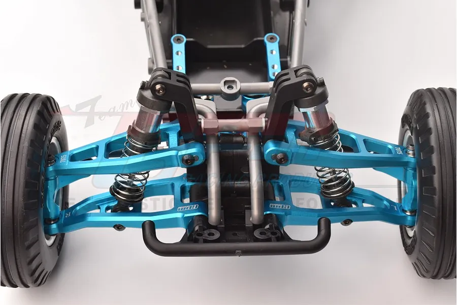 GPM Aluminium Front Lower Suspension Arms 2Pcs - Silver image 2
