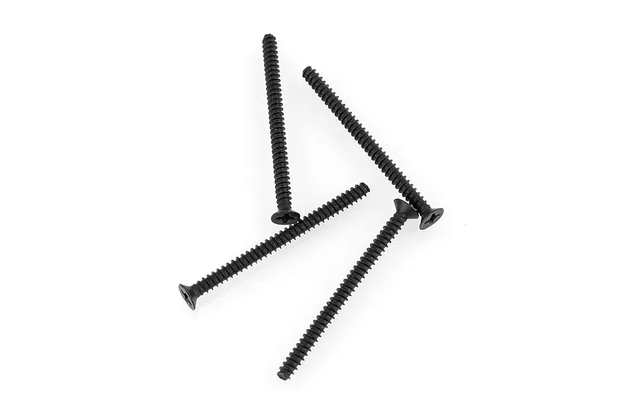 HSP 3x40mm Coarse Thread Countersunk Head Screws 4Pcs image 9727