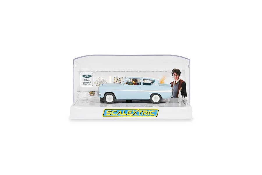 Scalextric 1/32 Ford Anglia 105E Slot Car - Harry Potter Edition image 97270