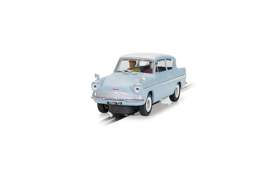 Scalextric 1/32 Ford Anglia 105E Slot Car - Harry Potter Edition image 97272