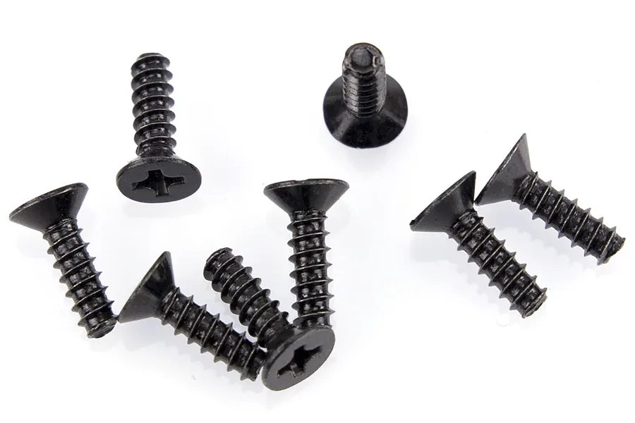 HSP 3x10mm Coarse Thread Countersunk Head Screws 8Pcs image 9729