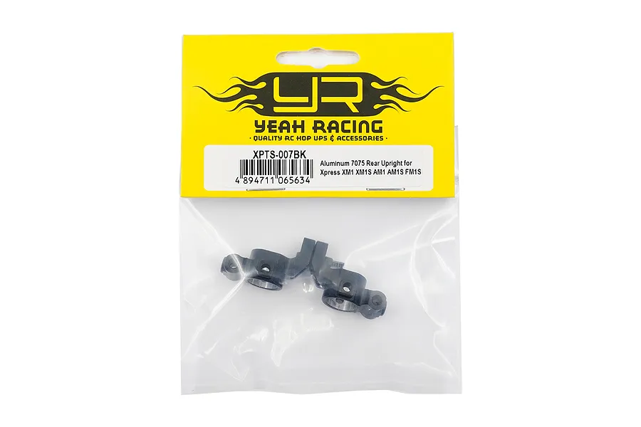 Yeah Racing Aluminium Rear Hubs 2Pcs - Black image 3