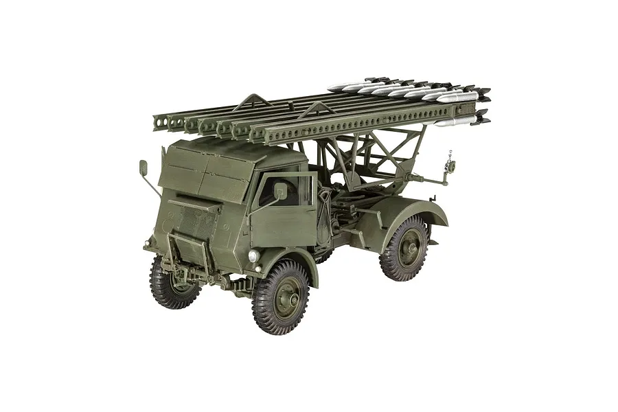 Revell 1/35 BM-13-16 on W.O.T. 8 Chassis Scaled Plastic Model Kit image 97551