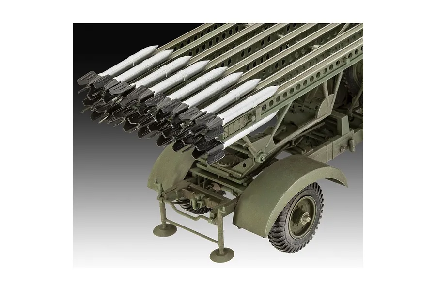 Revell 1/35 BM-13-16 on W.O.T. 8 Chassis Scaled Plastic Model Kit image 97555