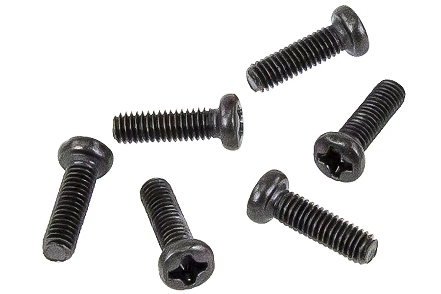 HSP 3x11mm Fine Thread Binder Head Screws 6Pcs image 9761