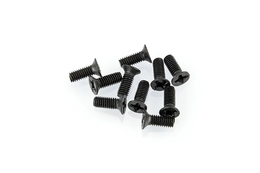 HSP 3x8mm Fine Thread Countersunk Head Screws 10Pcs image 9762