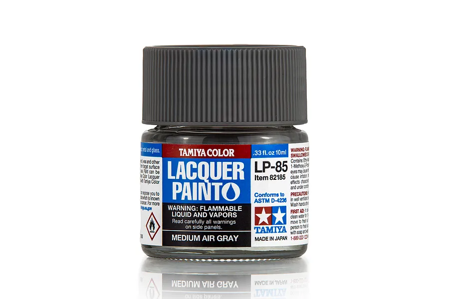 Tamiya LP-85 Medium Air Grey Lacquer Paint 10ml image 97617