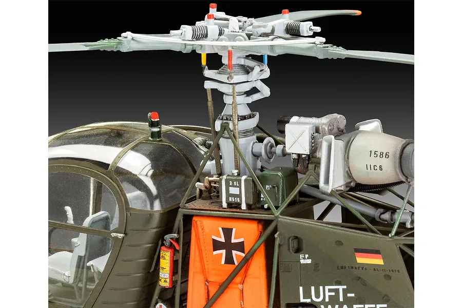 Revell 1/32 Alouette II Helicopter Scaled Plastic Model Kit image 97884